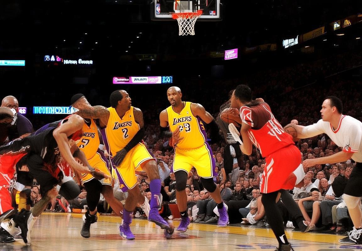 2013年NBA经典对决：湖人vs火箭 星光与快攻交响曲(图2)